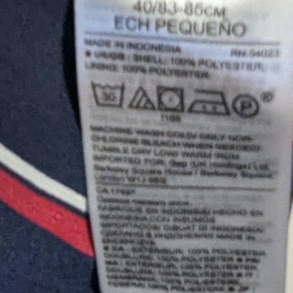 Banana Republic women's sleeveless top XS petite v neck red Stripe w-209 - Picture 5 of 7